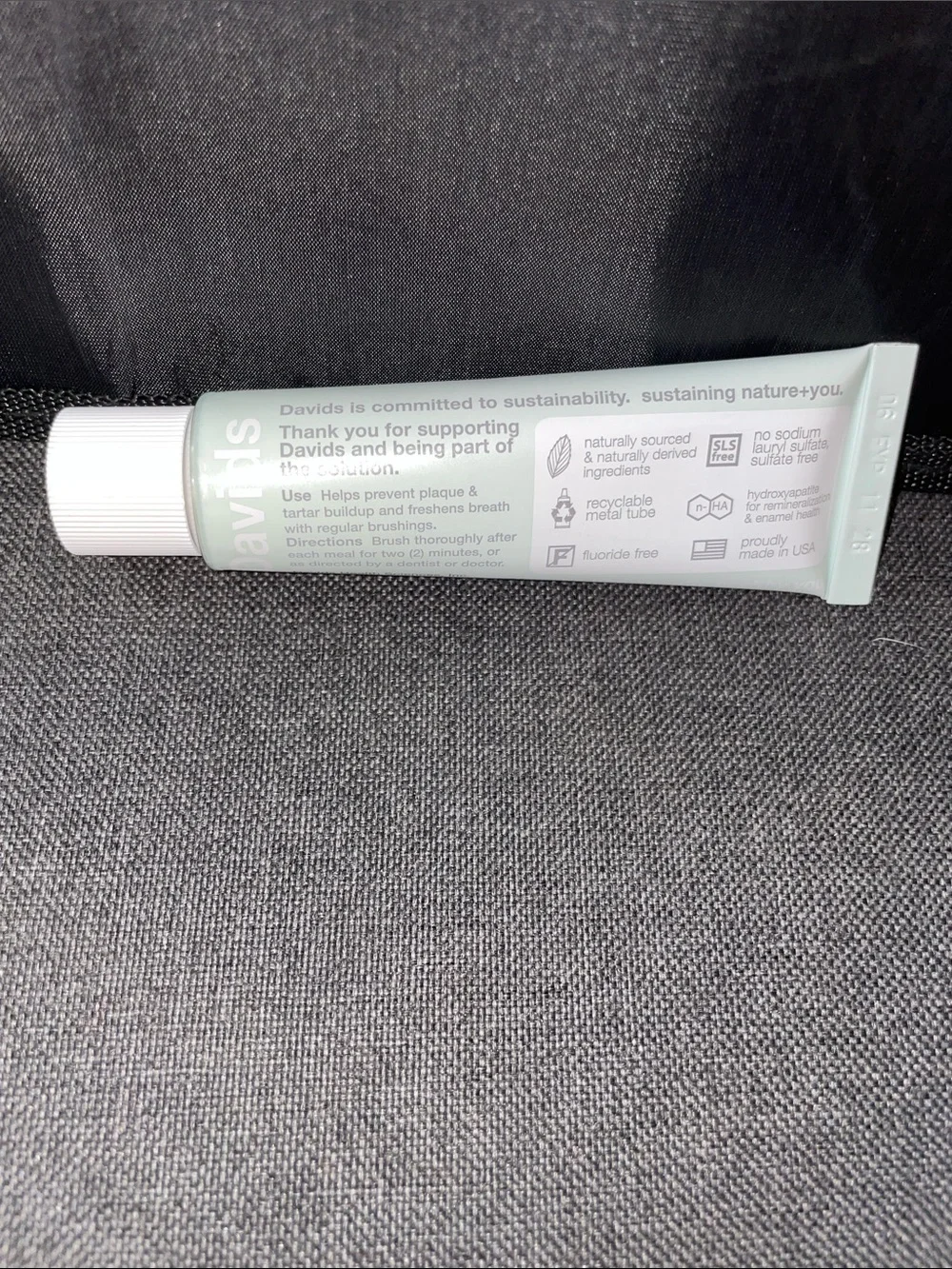 David’s Hydroxi Whitening+ enamel health toothpaste NWT 1.75 oz